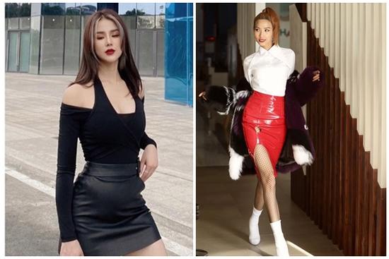'Quẩy' chân váy da như Diệp Lâm Anh để giật sạch spotlight Tết này