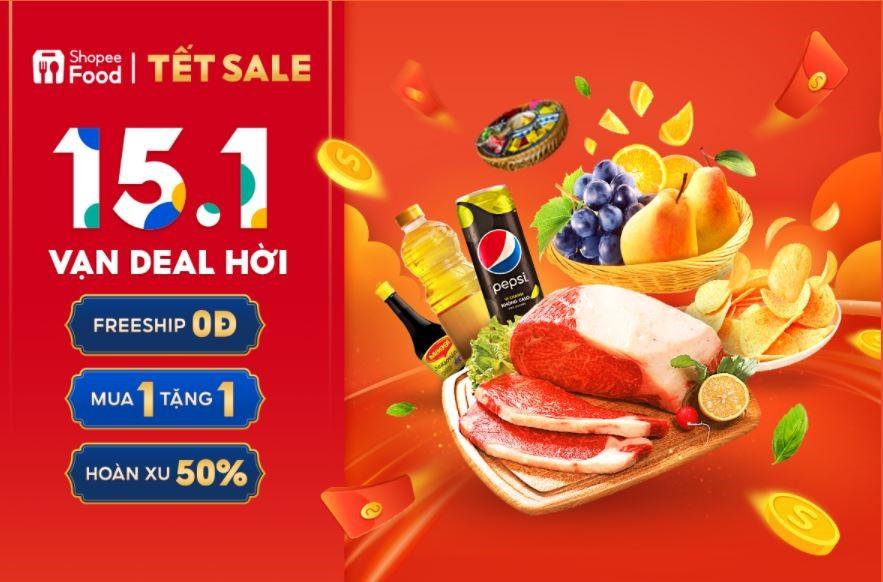 8 điều không nên bỏ lỡ tại ShopeeFood Tết Sale - 15.1 Vạn deal hời-3