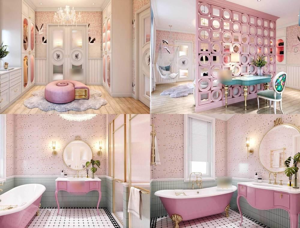 Cận phòng ngủ xịn như khách sạn của 3 con gái Đoàn Di Băng-4