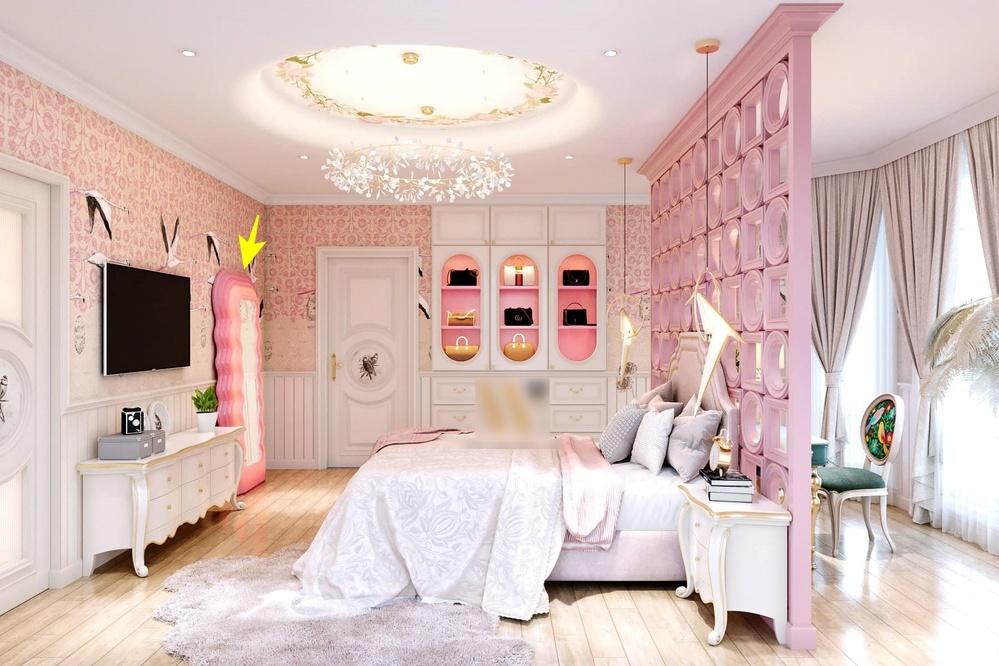 Cận phòng ngủ xịn như khách sạn của 3 con gái Đoàn Di Băng-5