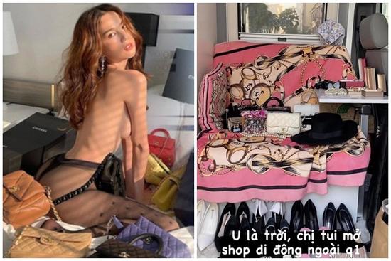 Ngọc Trinh show la liệt đồ hiệu trong 'nhà di động' 2 tỷ đồng mới tậu