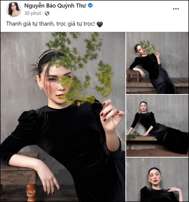 Quỳnh Thư viết status thanh giả tự thanh nhận nghìn icon phẫn nộ-1