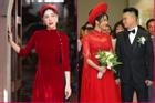 Đọ áo dài đỏ: Diệp Lâm Anh mặc ăn hỏi, Quỳnh Thư bị tố tiểu tam