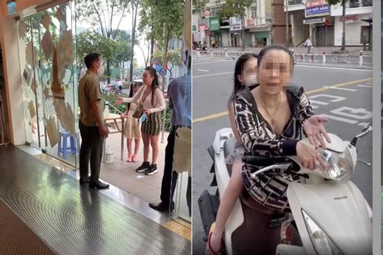 'Chị đại quận 4' quyết không đeo khẩu trang, cãi tay đôi với bảo vệ