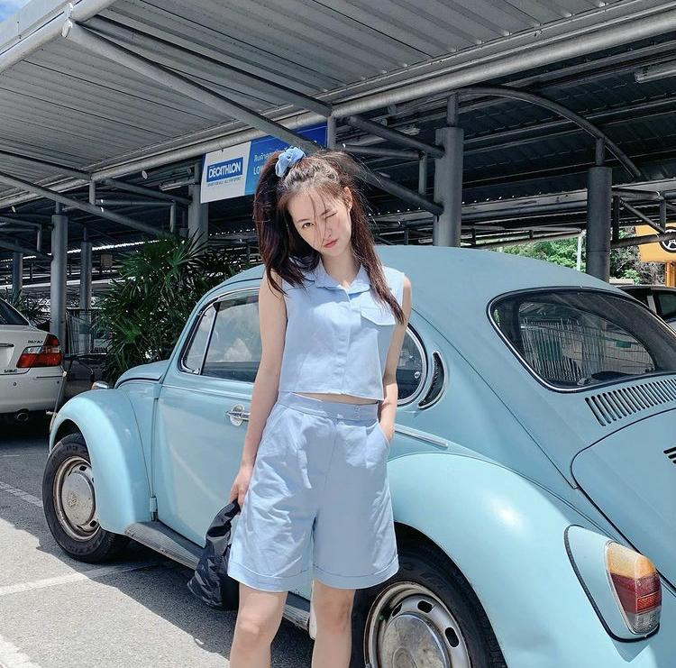 Hot girl hàng đầu Thái Lan mix đồ hack dáng từ 1m5 lên 1m7-2