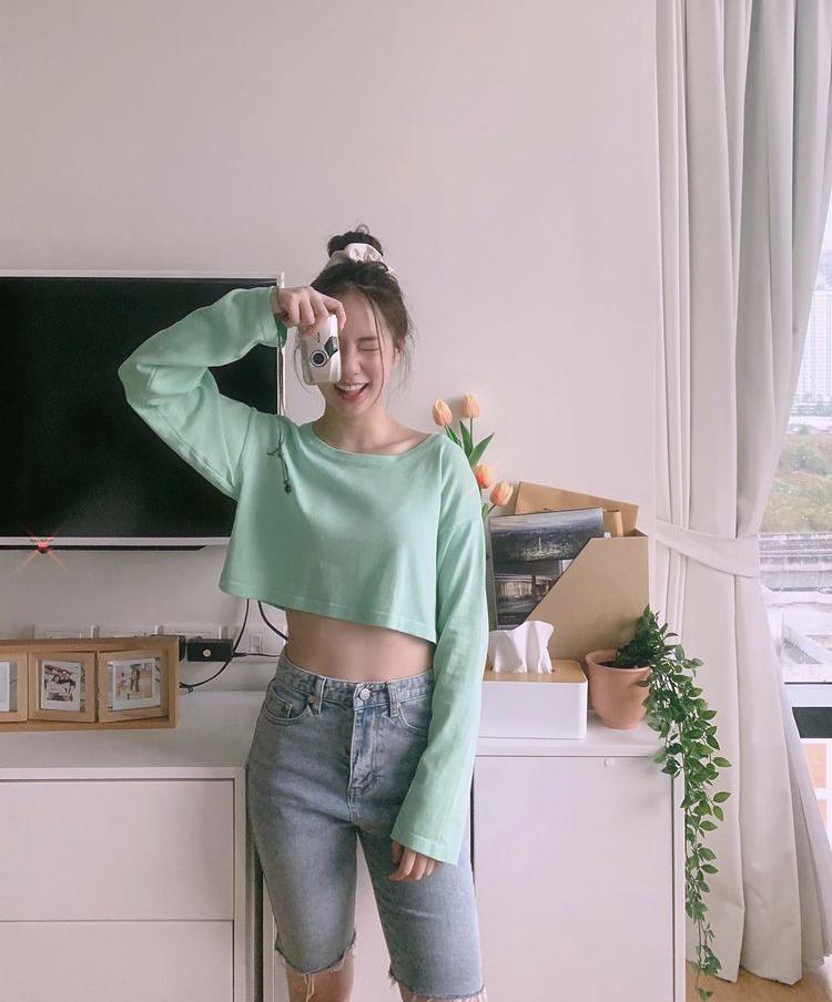 Hot girl hàng đầu Thái Lan mix đồ hack dáng từ 1m5 lên 1m7-3