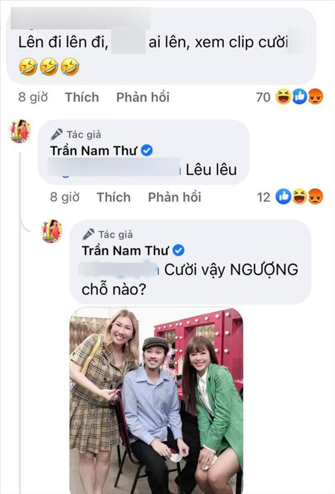 Nam Thư đáp trả về việc nịnh Hoài Linh, nói rõ clip lên tặng hoa đi-2