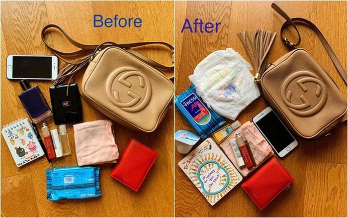 Phạm Hương trưng dụng túi hiệu gần trăm triệu làm túi bỉm sữa-8