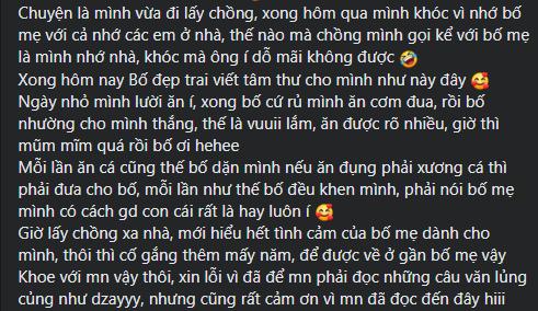 Con gái khóc khi lấy chồng xa, bố viết thư nghẹn đến thắt lòng-1