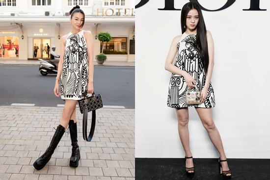 Thanh Hằng - Jisoo đụng váy hàng hiệu: Ai đẹp hơn?