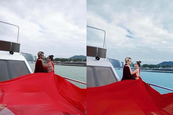 Ngã ngửa nhan sắc thật nam thanh, nữ tú trên du thuyền-4
