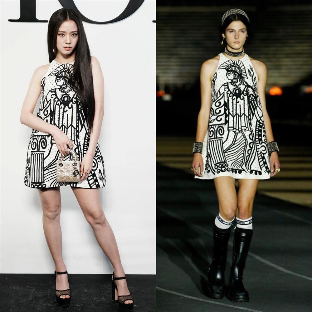 Thanh Hằng - Jisoo đụng váy hàng hiệu: Ai đẹp hơn?-4