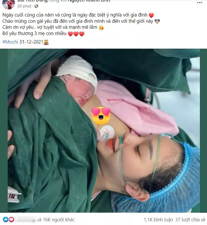Vợ Bùi Tiến Dũng dương tính Covid-19 sau 2 tuần sinh con-1