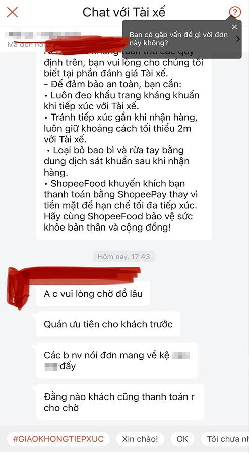 Đặt đồ uống P.L đình đám, cô nàng sôi máu đọc lời shipper nhắn-1