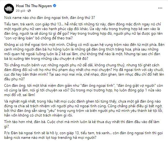 Bị nghi bóng gió Diệp Lâm Anh, Thu Hoài nói gì?-2