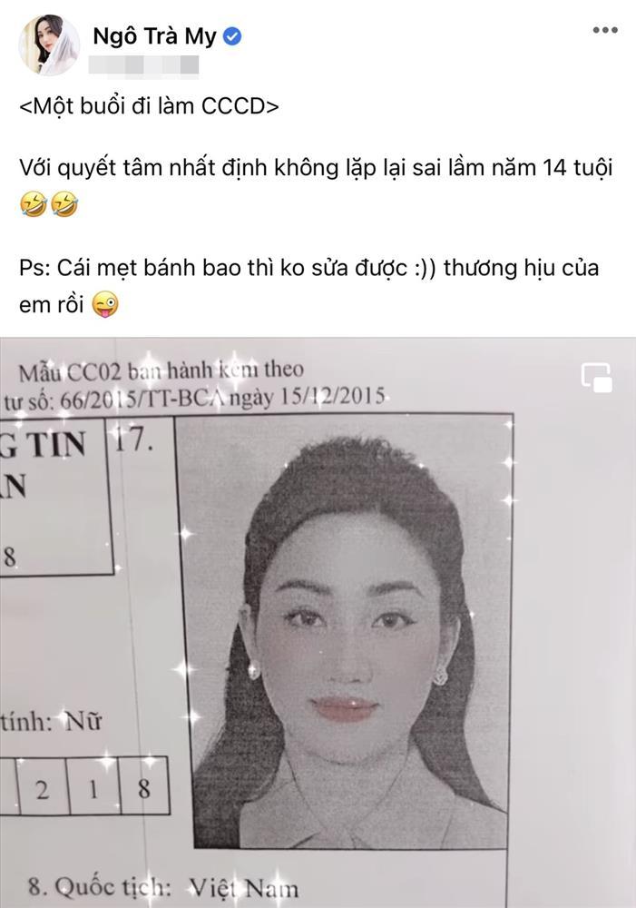 Khoe ảnh căn cước cực phẩm, Á hậu Trà My hé lộ tips ăn hình 100%-1