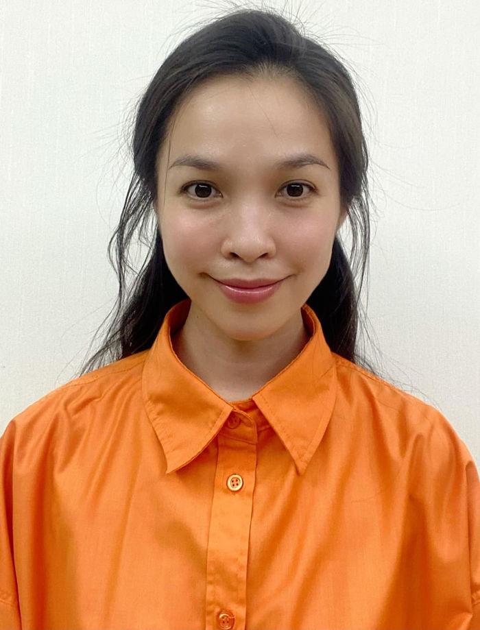 Khoe ảnh căn cước cực phẩm, Á hậu Trà My hé lộ tips ăn hình 100%-8