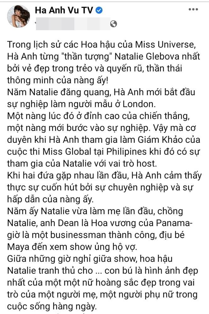 Hà Anh nói thân Miss Universe, dân mạng soi sự thật ngã ngửa?-2