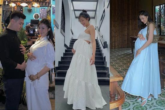 Thời trang bầu bí xinh yêu hết nấc của Salim