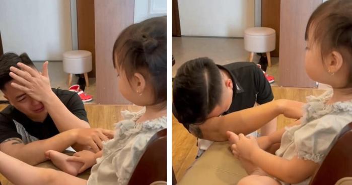 Những khoảnh khắc yếu đuối rơi lệ của các ông bố bên con gái-6