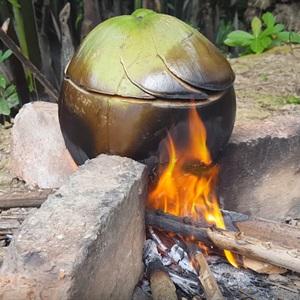 Cô gái méo mặt vì món tôm luộc quả dừa, dân mạng chỉ lỗi rành rành-3