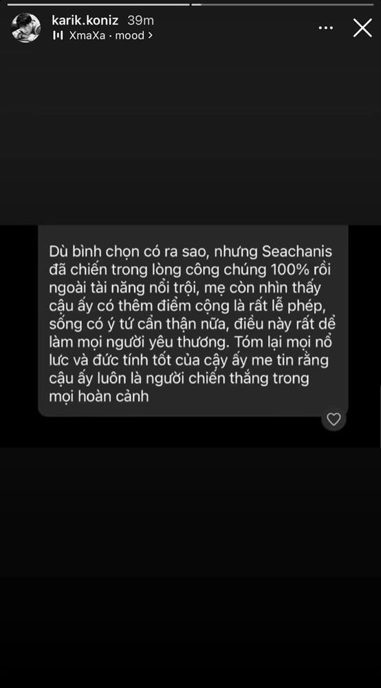 Karik tiết lộ đoạn tin nhắn từ mẹ, 1 thí sinh Rap Việt bị nhắc tên-4