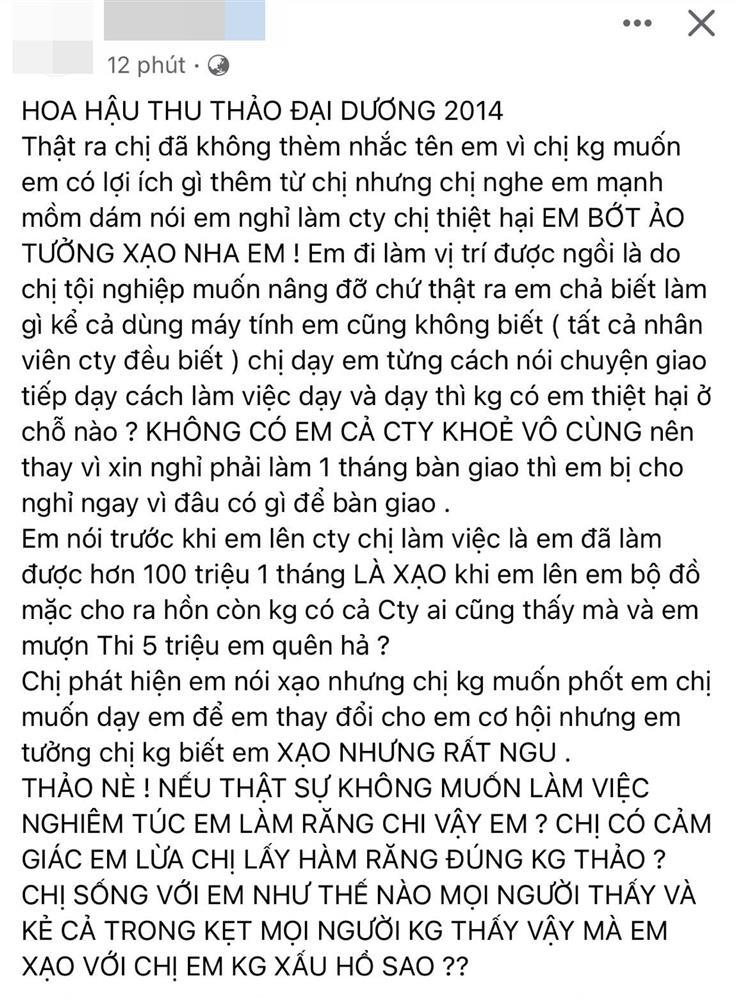 Phương Lê tố Đặng Thu Thảo lừa đảo: Sự thật oan trái?-2