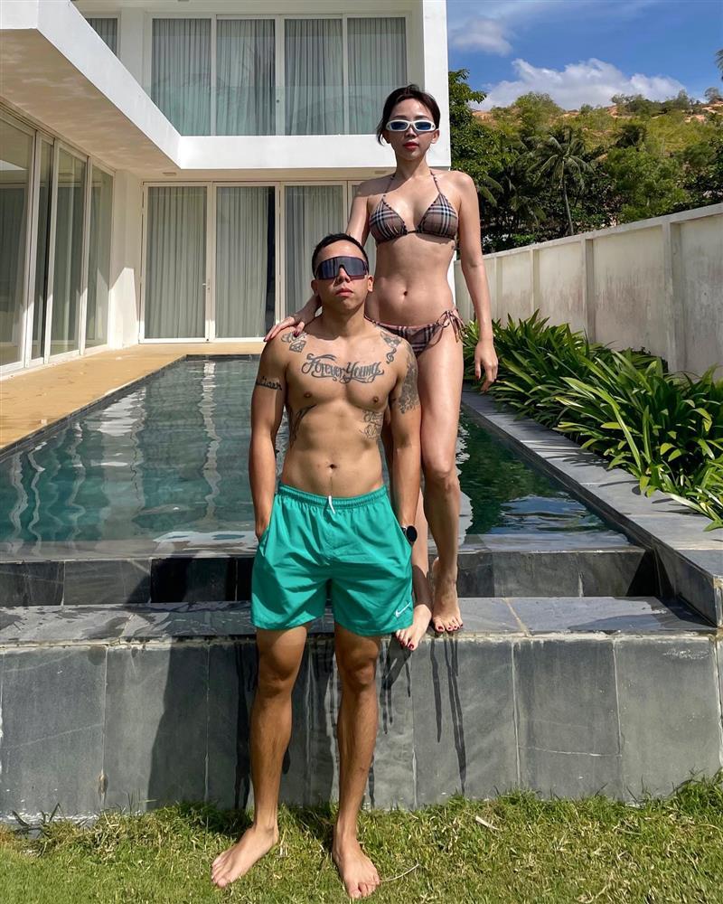 Vợ chồng Tóc Tiên hiếm hoi xuất hiện, cả showbiz úi chà chà-1