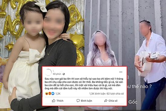 Người chồng ngoại tình với idol TikTok chu cấp cho con 3 triệu/tháng