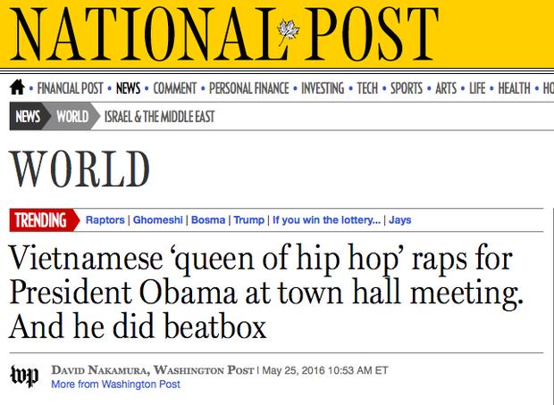 Màn rap Suboi tặng Barack Obama tưởng cho vui ai ngờ cả thế giới chú ý-2