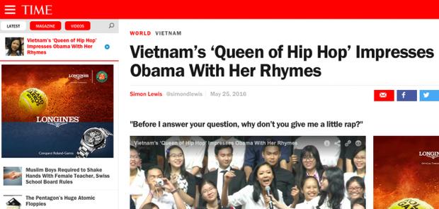 Màn rap Suboi tặng Barack Obama tưởng cho vui ai ngờ cả thế giới chú ý-3