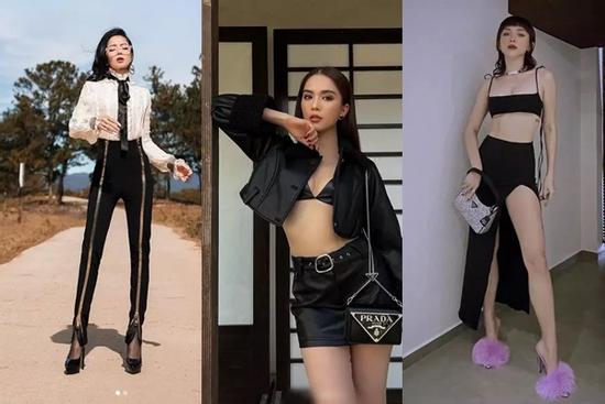 Lệ Quyên đổi style na ná Hà Hồ - Tóc Tiên khoe chân ngực sexy