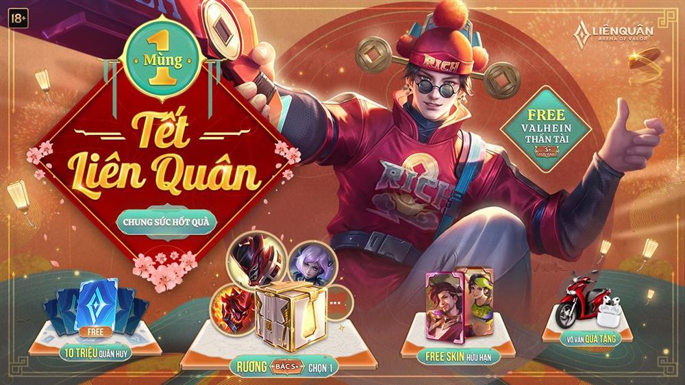 Tết Liên quân tặng loạt quà khủng cho game thủ-1
