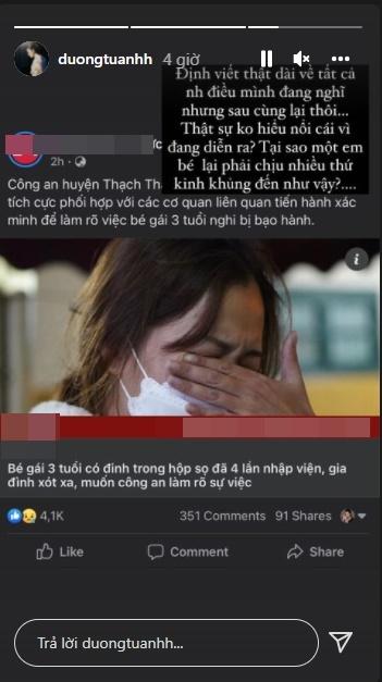 Vụ bé 3 tuổi bị bắn 9 đinh vào đầu: Sao Việt phẫn nộ kẻ ra tay-5