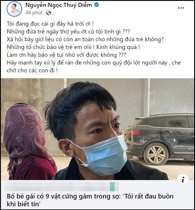 Vụ bé 3 tuổi bị bắn 9 đinh vào đầu: Sao Việt phẫn nộ kẻ ra tay-6