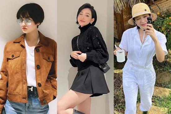 Hiền Hồ tóc ngắn quanh năm vẫn 'cân' đẹp từ style cá tính đến ngọt ngào