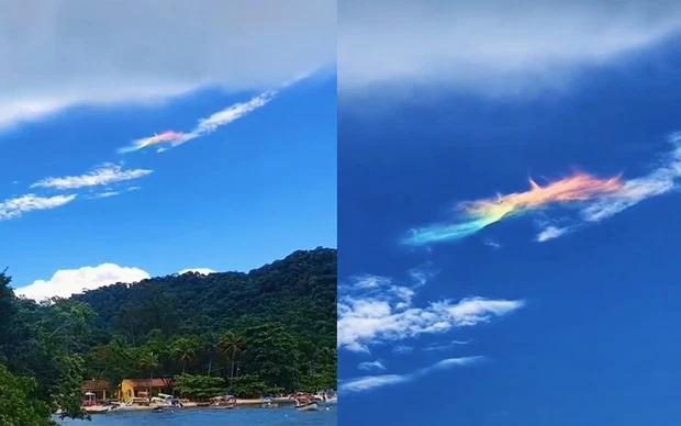 Ngước mắt nhìn lên trời thấy hiện tượng cực hiếm trong tự nhiên-1