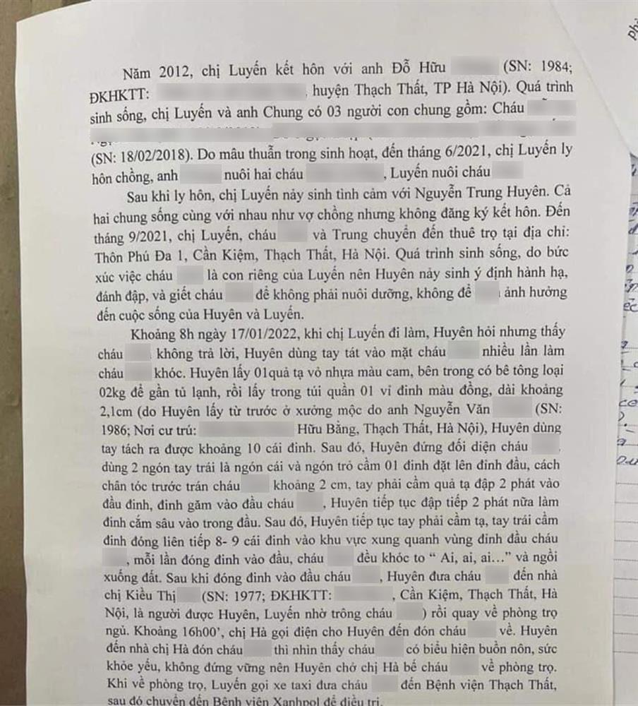 Xôn xao lời khai nghi của kẻ dùng tạ đóng 9 đinh vào đầu bé 3 tuổi-2