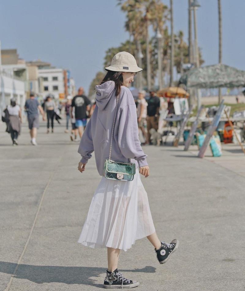 Xinh yêu hết nấc với tip mix chân váy voan từ đông sang hè-3