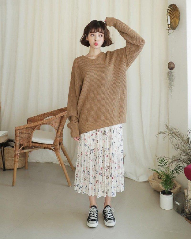 Xinh yêu hết nấc với tip mix chân váy voan từ đông sang hè-1