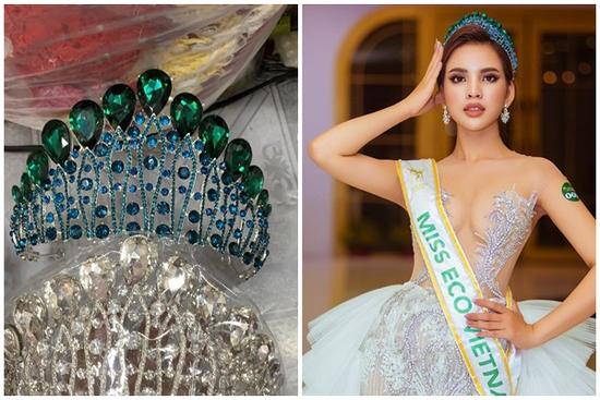 Vương miện Miss Eco Vietnam 2022 bị nghi hàng chợ giá 600 nghìn