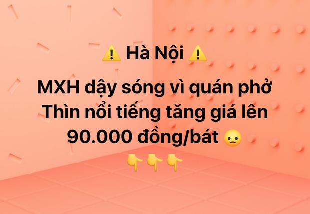 MXH dậy sóng phở Thìn Lò Đúc 90k/bát: Dân nghiện phở quay xe?-1