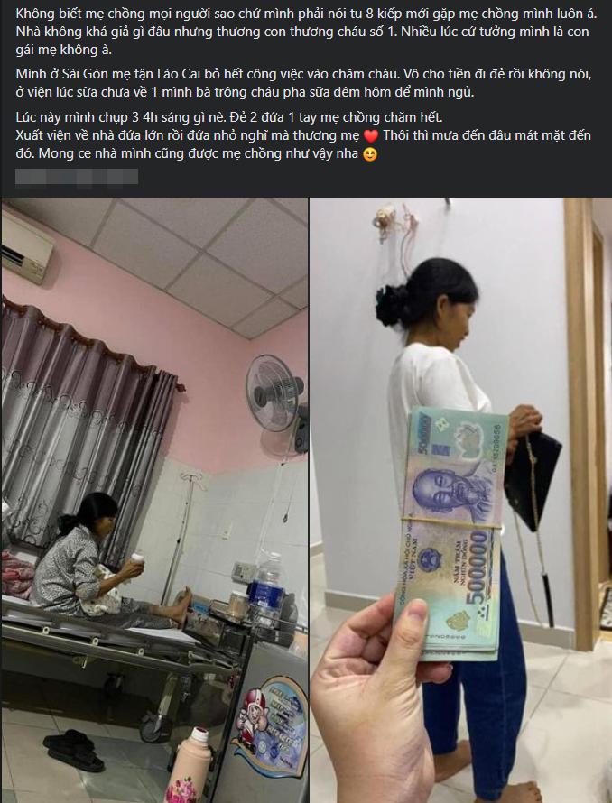 Chị bỉm khoe mẹ chồng nâng như trứng, con dâu khác gì ruột thịt-1