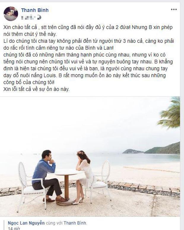 Thanh Bình: Lý do tôi và Ngọc Lan chia tay không phải vì người thứ 3-1