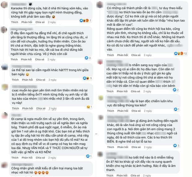 Tranh cãi chuyện mang loa kéo đi camping hát karaoke-4