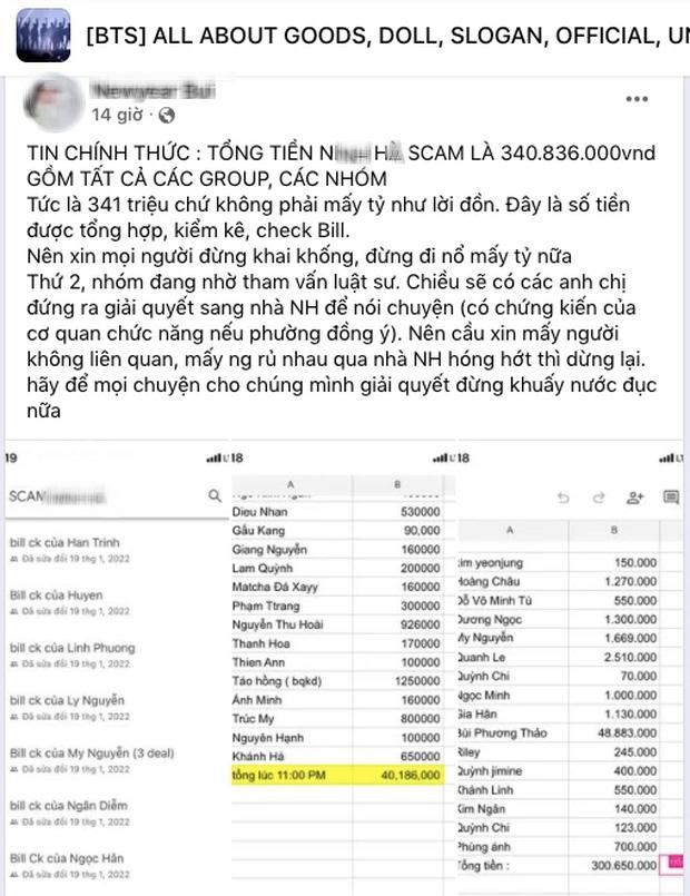 Một fan BTS Việt sinh năm 2009 lừa đảo fandom hơn 300 triệu-2