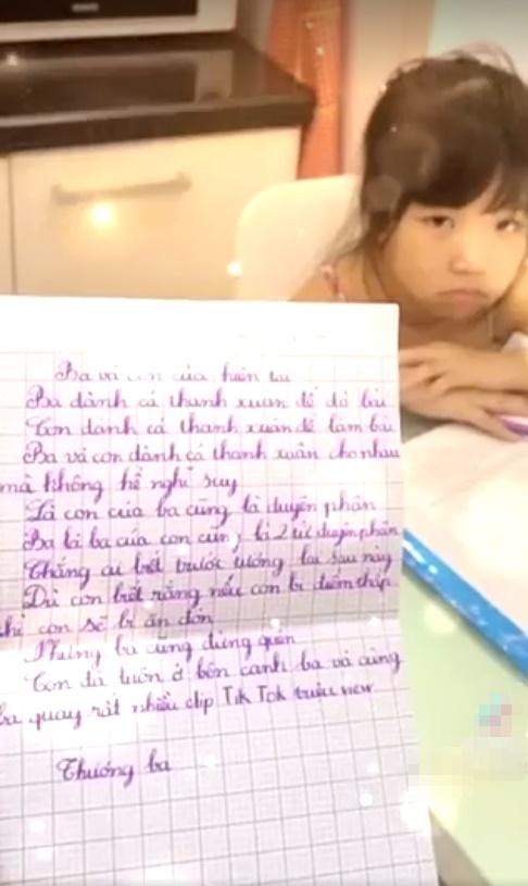 Cô bé triệu view viết thư thương ba, lý do ngã ngửa-1