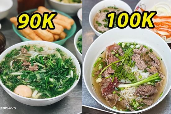 Tiệm phở TP.HCM đắt hơn phở Thìn Hà Nội, giá 100k khách vẫn đông