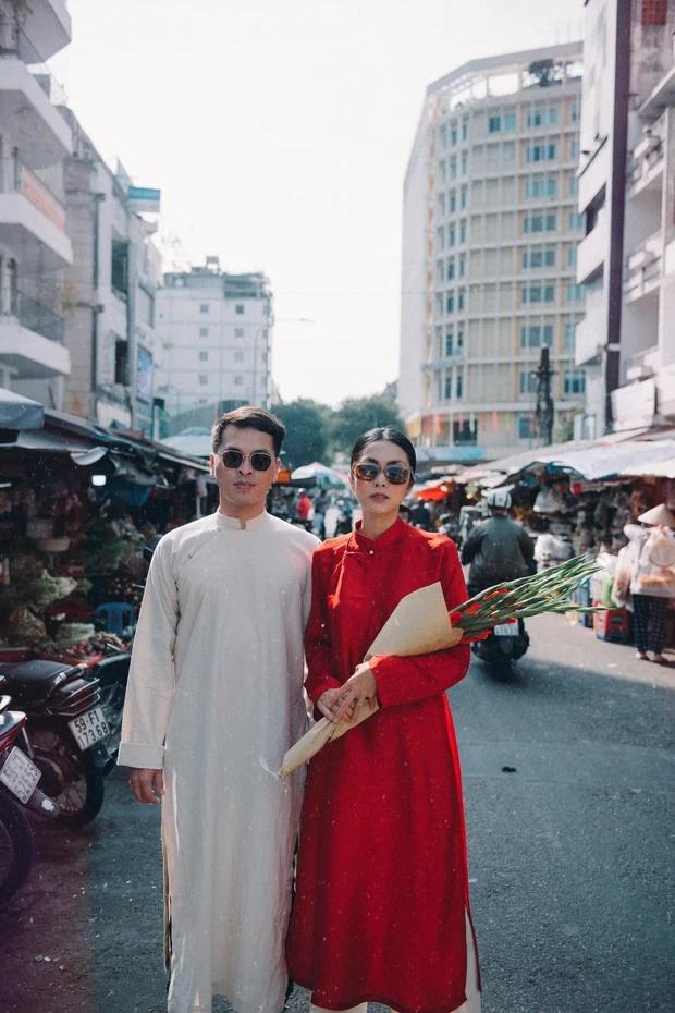 Hà Tăng diện áo dài Tết, khí chất chuẩn dâu hào môn-6