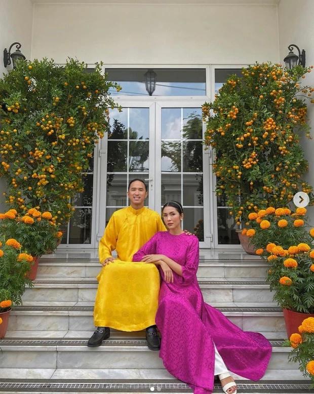 Hà Tăng diện áo dài Tết, khí chất chuẩn dâu hào môn-11